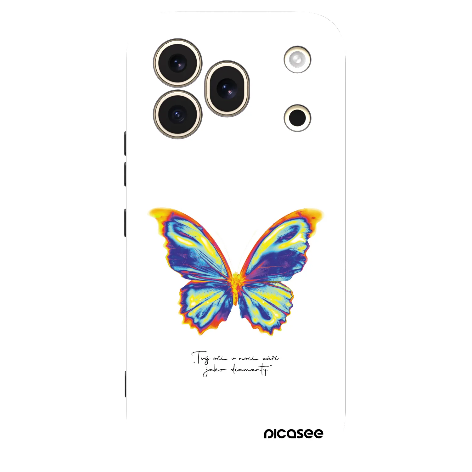 Picasee crna silikonska maskica za Honor 600 Pro - Diamanty White