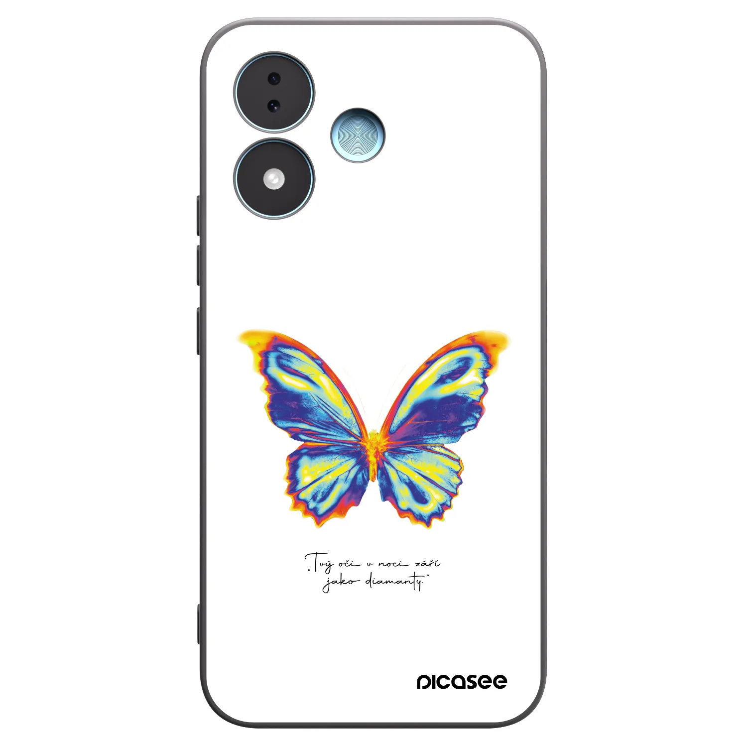 Picasee crna silikonska maskica za Xiaomi Redmi Note 17 5G - Diamanty White