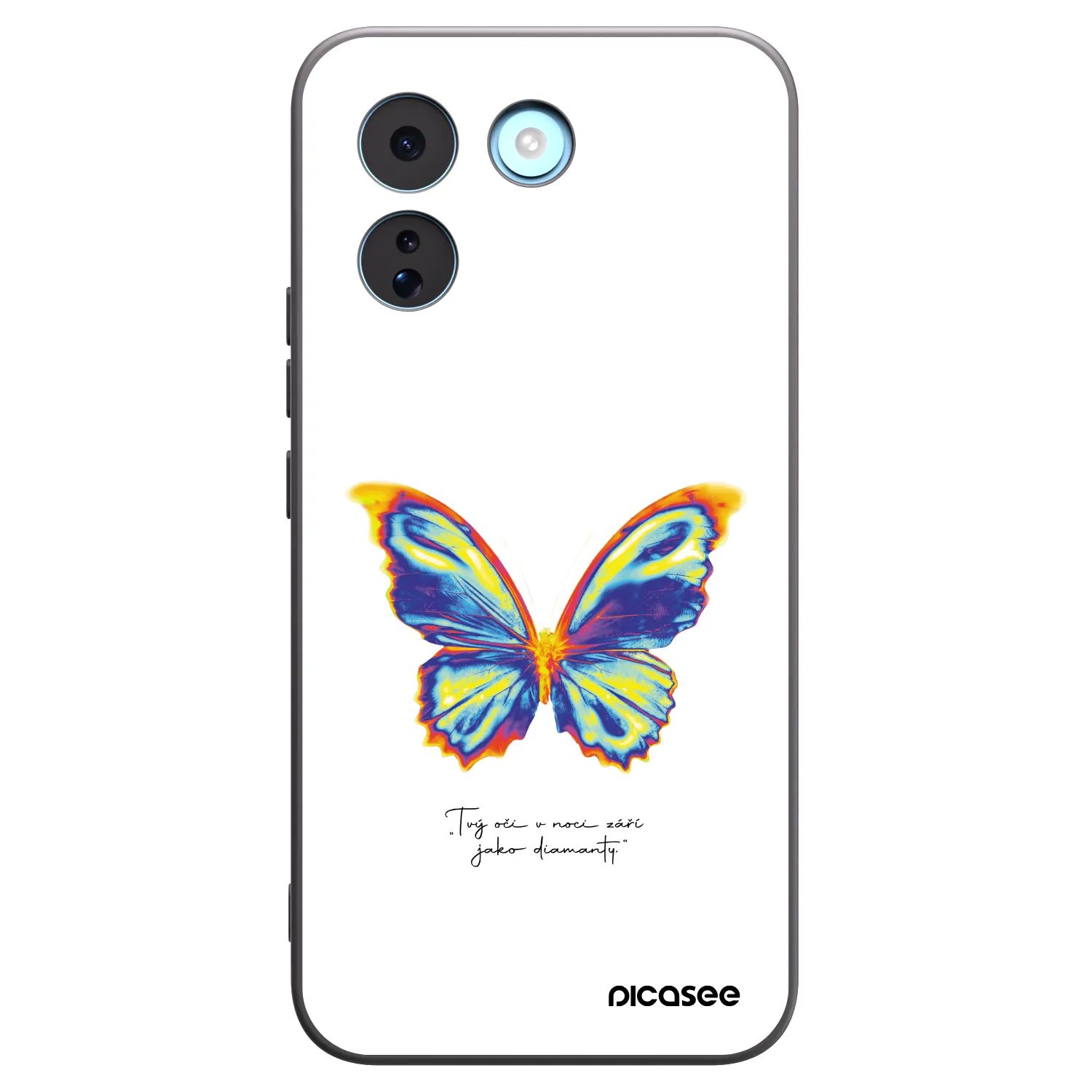 Picasee crna silikonska maskica za Xiaomi Redmi Note 17 Pro MAX 5G - Diamanty White