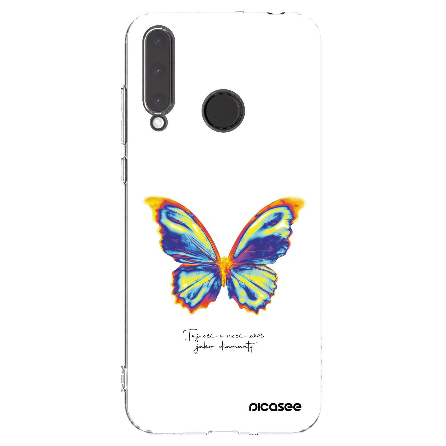 Picasee silikonska prozirna maskica za Honor 20 Lite - Diamanty White