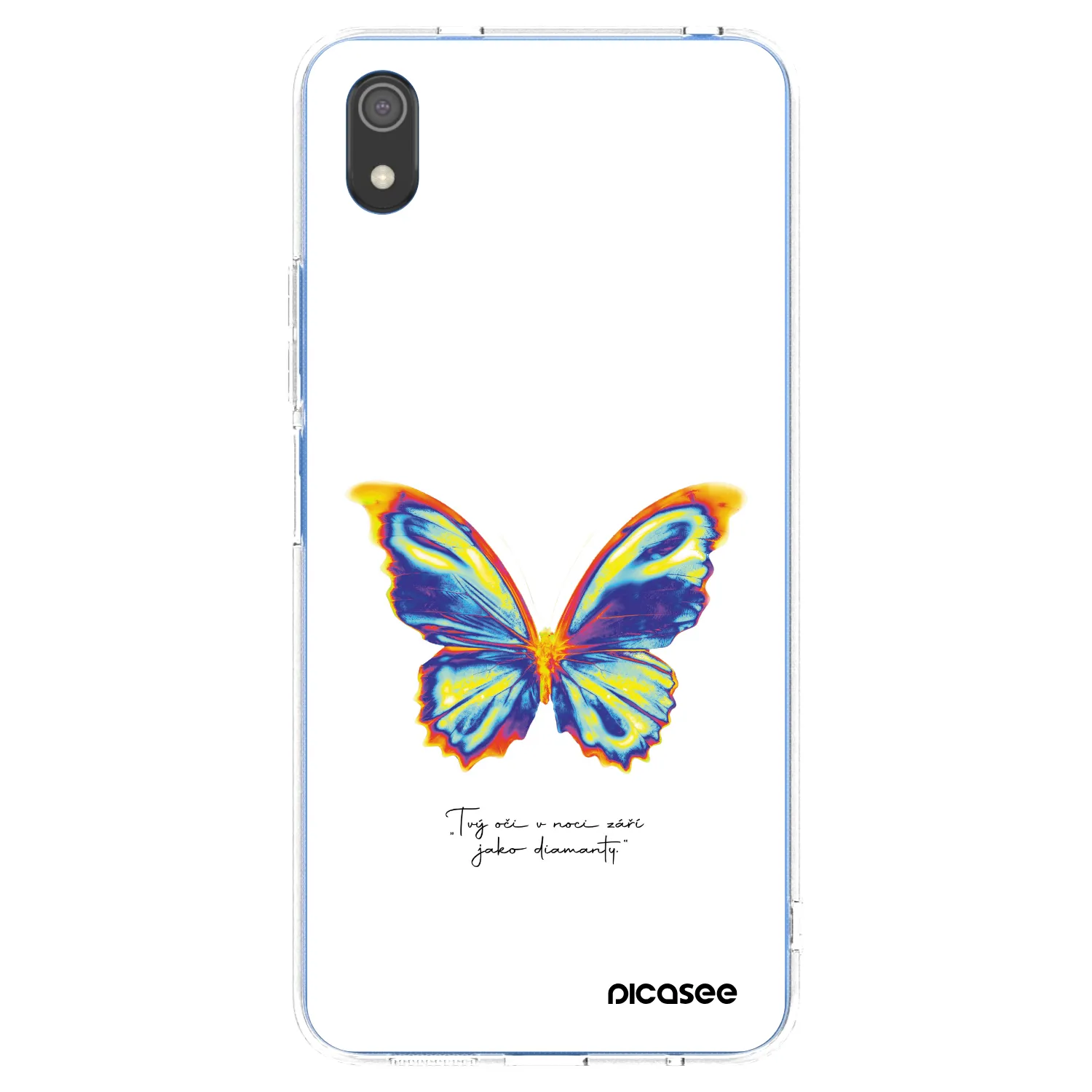 Picasee silikonska prozirna maskica za Xiaomi Redmi 7A - Diamanty White