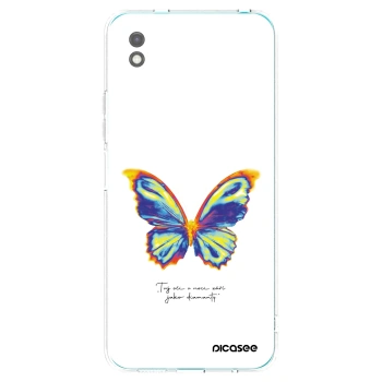 Picasee crna silikonska maskica za Xiaomi Redmi 9A - Diamanty White