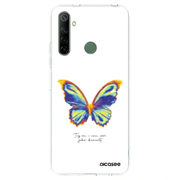 Picasee silikonska prozirna maskica za Realme 6i - Diamanty White
