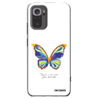 Picasee silikonska prozirna maskica za Xiaomi Redmi Note 10 - Diamanty White