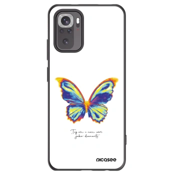 Picasee crna silikonska maskica za Xiaomi Redmi Note 10 - Diamanty White