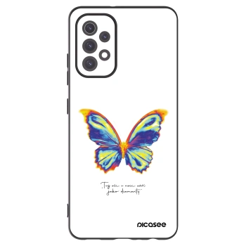 Picasee crna silikonska maskica za Samsung Galaxy A32 5G A326B - Diamanty White