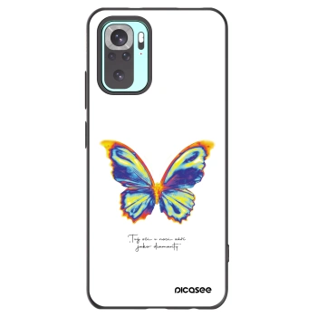 Picasee crna silikonska maskica za Xiaomi Redmi Note 10 Pro - Diamanty White