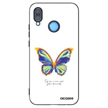 Picasee crna silikonska maskica za Huawei P20 Lite - Diamanty White