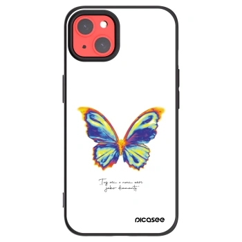 Picasee crna silikonska maskica za Apple iPhone 13 - Diamanty White