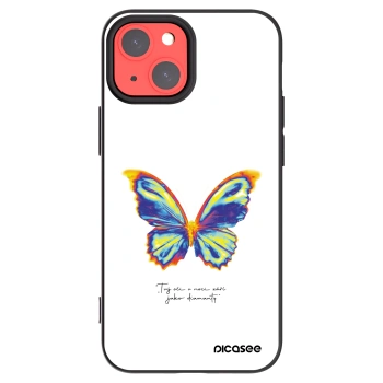 Picasee crna silikonska maskica za Apple iPhone 13 mini - Diamanty White