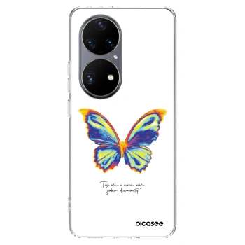 Maskica za Huawei P50 - Diamanty White