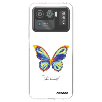 Picasee silikonska prozirna maskica za Xiaomi Mi 11 Ultra - Diamanty White