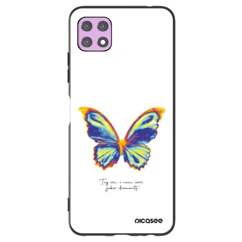Picasee crna silikonska maskica za Samsung Galaxy A22 A226B 5G - Diamanty White