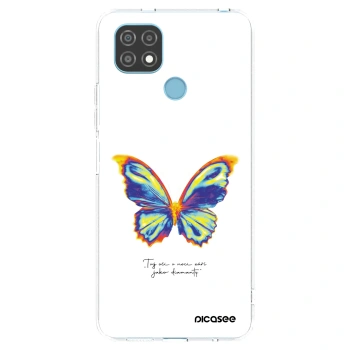 Picasee silikonska prozirna maskica za Realme C21 - Diamanty White