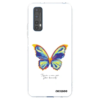 Picasee silikonska prozirna maskica za Realme 7 - Diamanty White