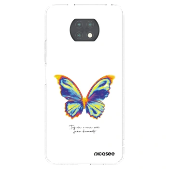 Picasee silikonska prozirna maskica za Xiaomi Redmi Note 9T - Diamanty White