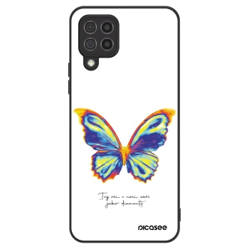 Maskica za Samsung Galaxy A22 A225F 4G - Diamanty White
