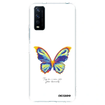 Picasee silikonska prozirna maskica za Vivo Y11s - Diamanty White