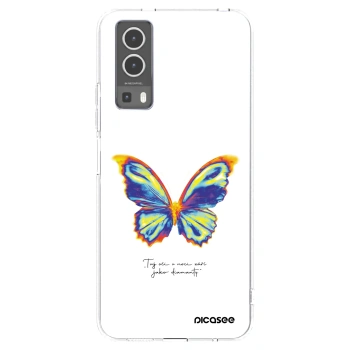 Picasee silikonska prozirna maskica za Vivo Y72 5G - Diamanty White