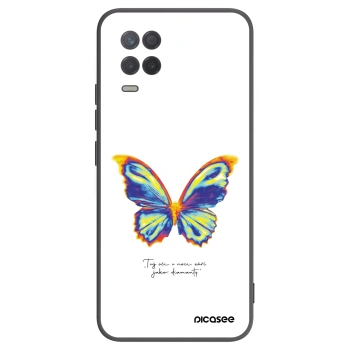 Picasee crna silikonska maskica za Realme 8 5G - Diamanty White