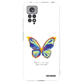 Picasee silikonska prozirna maskica za Xiaomi Redmi Note 11 - Diamanty White