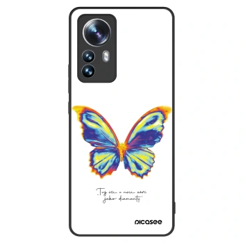 Maskica za Xiaomi 12 Pro - Diamanty White