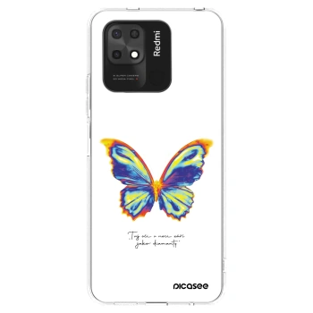 Picasee silikonska prozirna maskica za Xiaomi Redmi 10C - Diamanty White