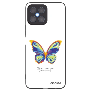 Picasee crna silikonska maskica za Honor X8 4G - Diamanty White