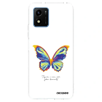 Picasee silikonska prozirna maskica za Vivo Y01 - Diamanty White