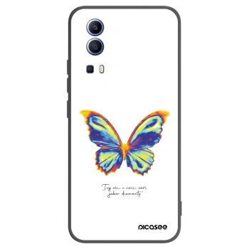 Picasee crna silikonska maskica za Vivo Y52 5G - Diamanty White