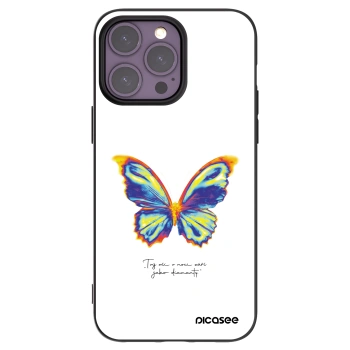 Picasee crna silikonska maskica za Apple iPhone 14 Pro Max - Diamanty White