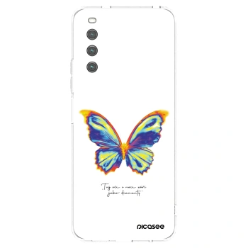 Picasee silikonska prozirna maskica za Sony Xperia 10 IV 5G - Diamanty White