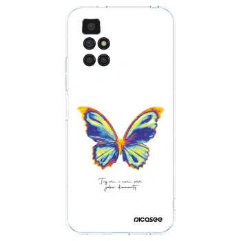 Picasee silikonska prozirna maskica za Xiaomi Redmi 10 (2022) - Diamanty White
