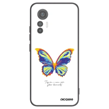 Picasee crna silikonska maskica za Xiaomi 12 Lite - Diamanty White