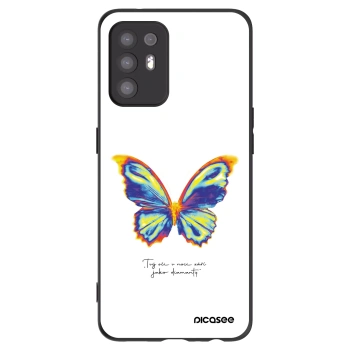 Picasee crna silikonska maskica za OPPO A94 5G - Diamanty White