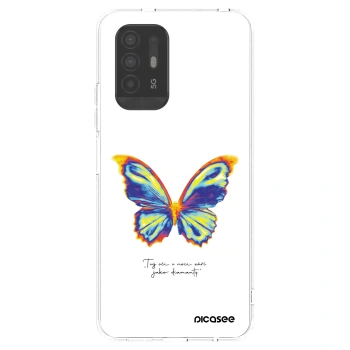 Picasee silikonska prozirna maskica za OPPO A94 5G - Diamanty White