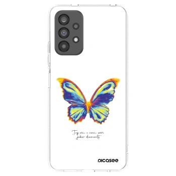 Picasee silikonska prozirna maskica za Samsung Galaxy A73 5G - Diamanty White