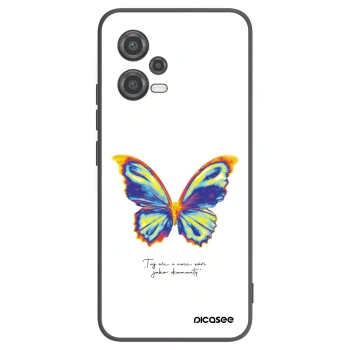 Picasee crna silikonska maskica za Xiaomi Poco X5 - Diamanty White