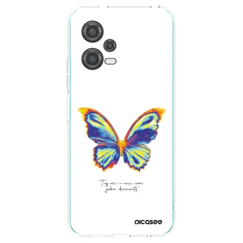 Picasee silikonska prozirna maskica za Xiaomi Poco X5 - Diamanty White