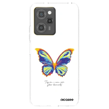 Picasee crna silikonska maskica za Xiaomi Poco X5 Pro - Diamanty White