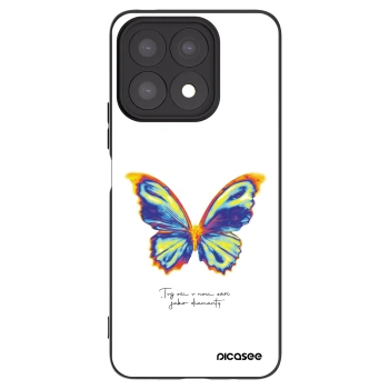 Picasee crna silikonska maskica za Honor X8a - Diamanty White