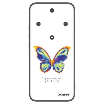 Picasee crna silikonska maskica za Honor Magic5 Lite 5G - Diamanty White