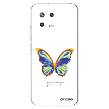 Picasee silikonska prozirna maskica za Xiaomi 13 Pro - Diamanty White