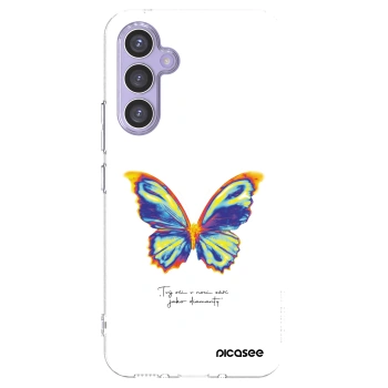 Picasee silikonska prozirna maskica za Samsung Galaxy A54 5G A546B - Diamanty White