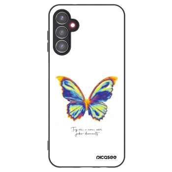 Picasee crna silikonska maskica za Samsung Galaxy A14 4G A145R - Diamanty White