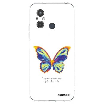 Picasee silikonska prozirna maskica za Xiaomi Redmi 12C - Diamanty White