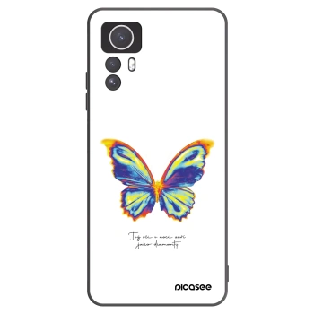 Picasee crna silikonska maskica za Xiaomi Redmi Note 12S - Diamanty White