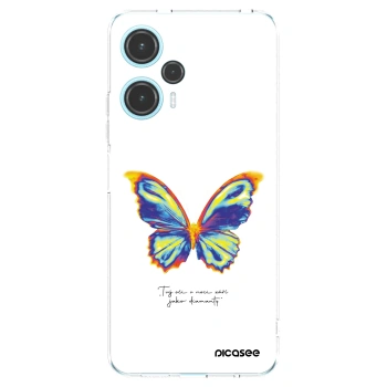 Picasee silikonska prozirna maskica za Xiaomi Poco F5 - Diamanty White
