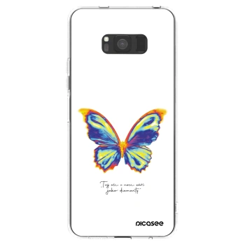 Picasee silikonska prozirna maskica za Samsung Galaxy S8 G950F - Diamanty White
