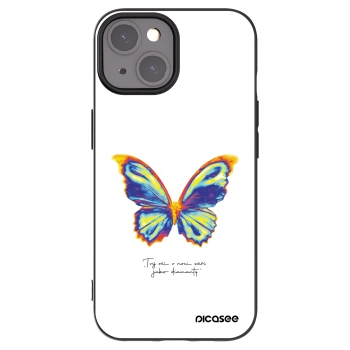 Picasee crna silikonska maskica za Apple iPhone 15 - Diamanty White